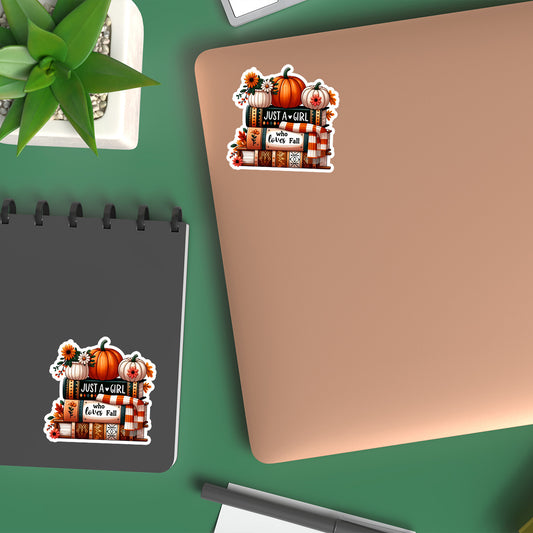 Juste une fille qui aime l’automne (et les livres) 10 Autocollants