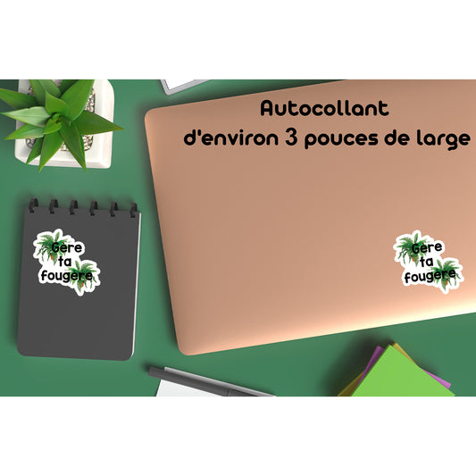 Gère ta fougère autocollants 10