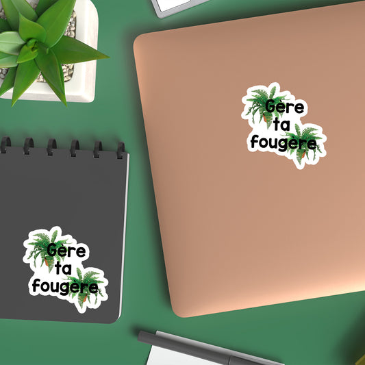 Gère ta fougère 10-Autocollants