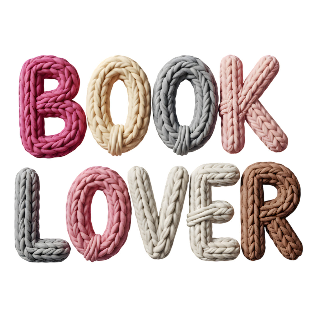 Décalque Book Love à coller soi-même