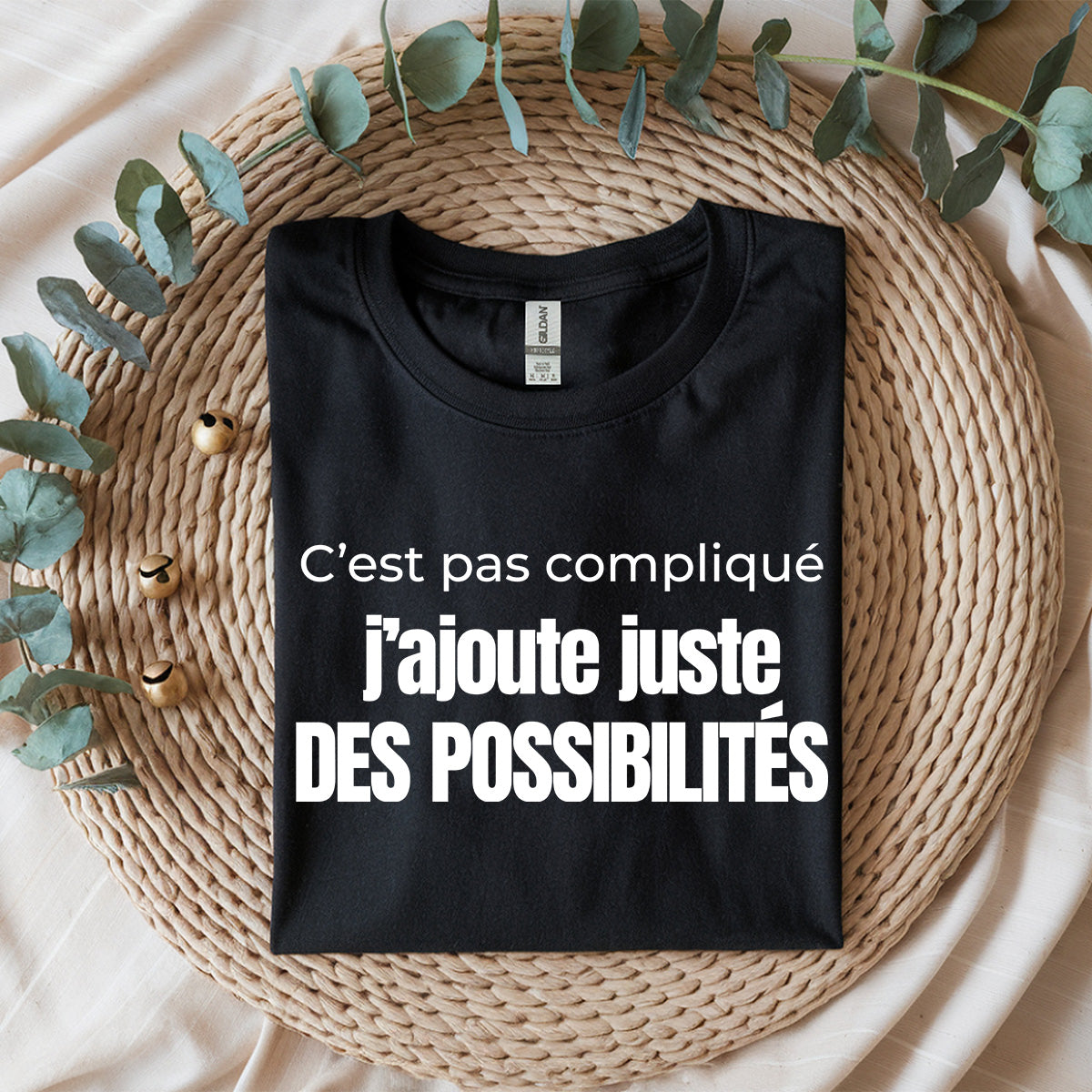 C’est pas compliqué, j’ajoute juste des possibilités - Vêtement sarcastique