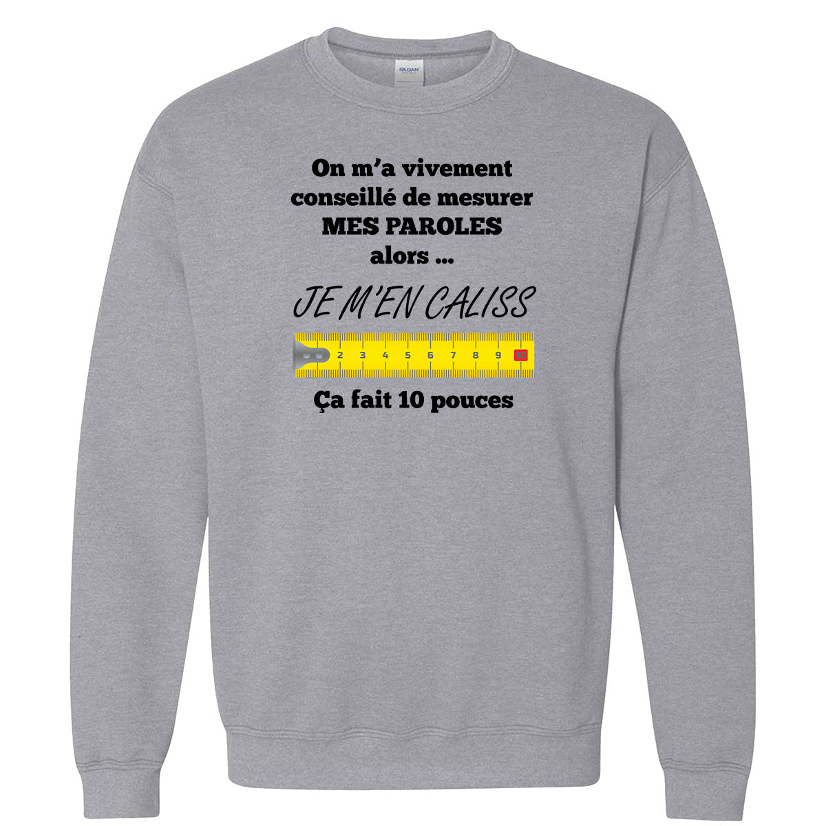 On m’a vivement conseillé de mesurer mes paroles