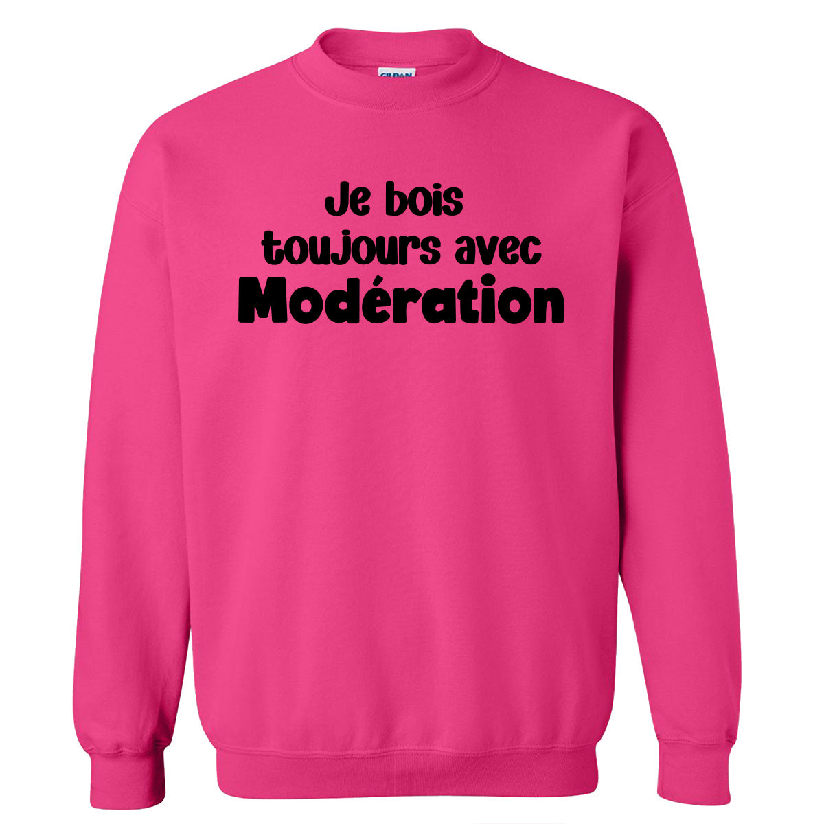 Je bois toujours avec modération, je suis modération DUO