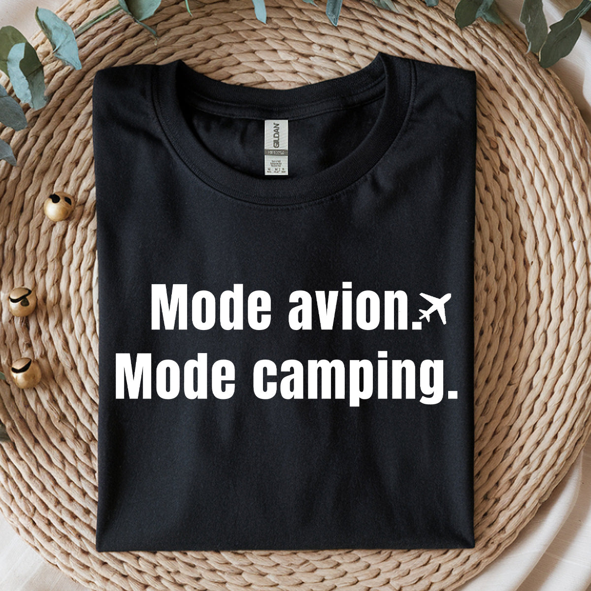 Mode avion Mode camping -Vêtement sarcastique