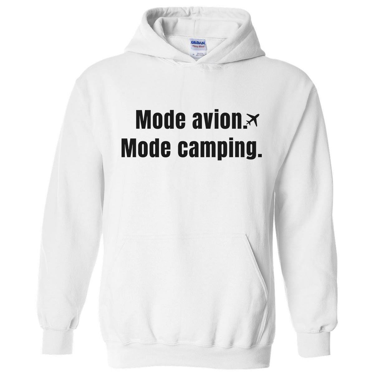 Mode avion Mode camping -Vêtement sarcastique