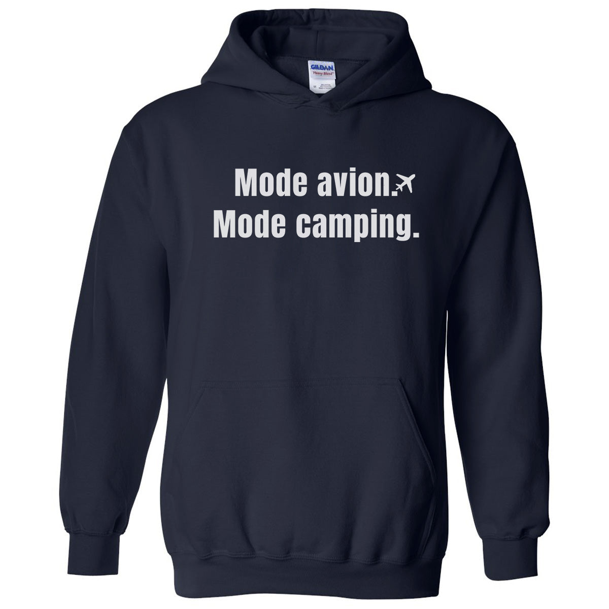 Mode avion Mode camping -Vêtement sarcastique