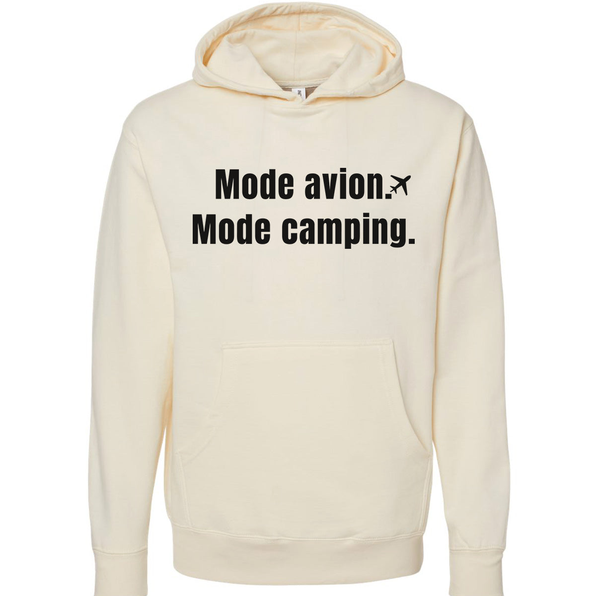 Mode avion Mode camping -Vêtement sarcastique