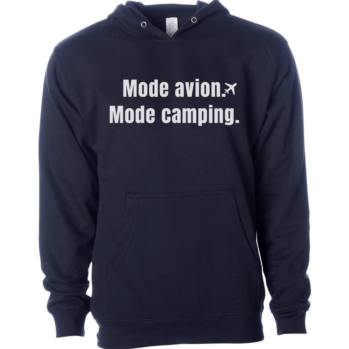Mode avion Mode camping -Vêtement sarcastique