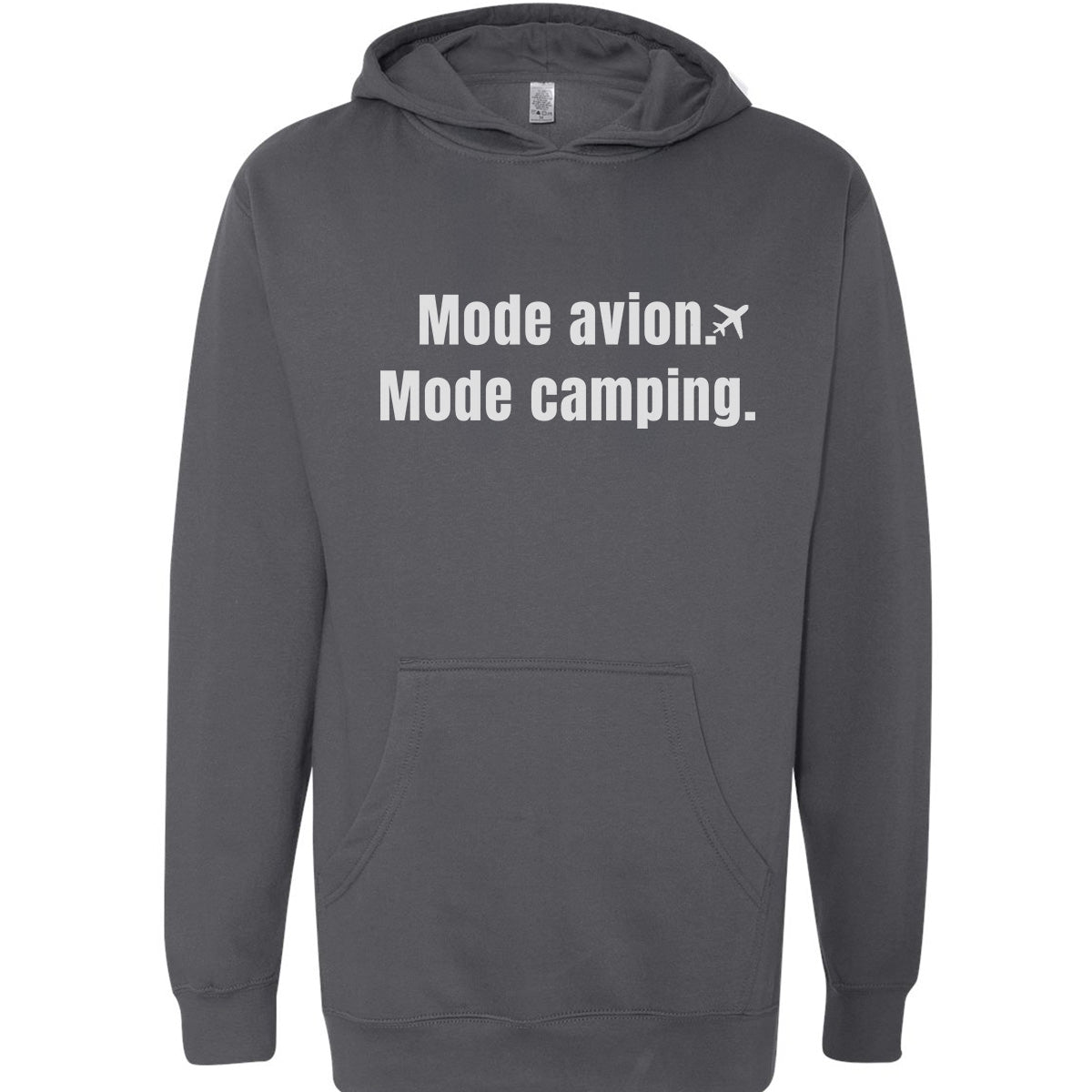 Mode avion Mode camping -Vêtement sarcastique