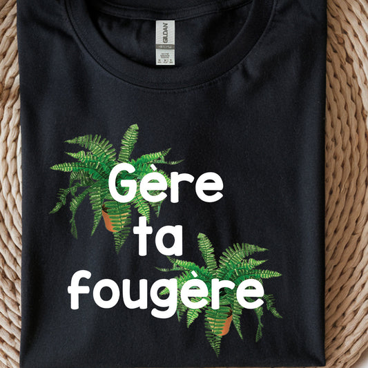 Hoodie « Gère ta fougère » – Vêtements  humour québécois