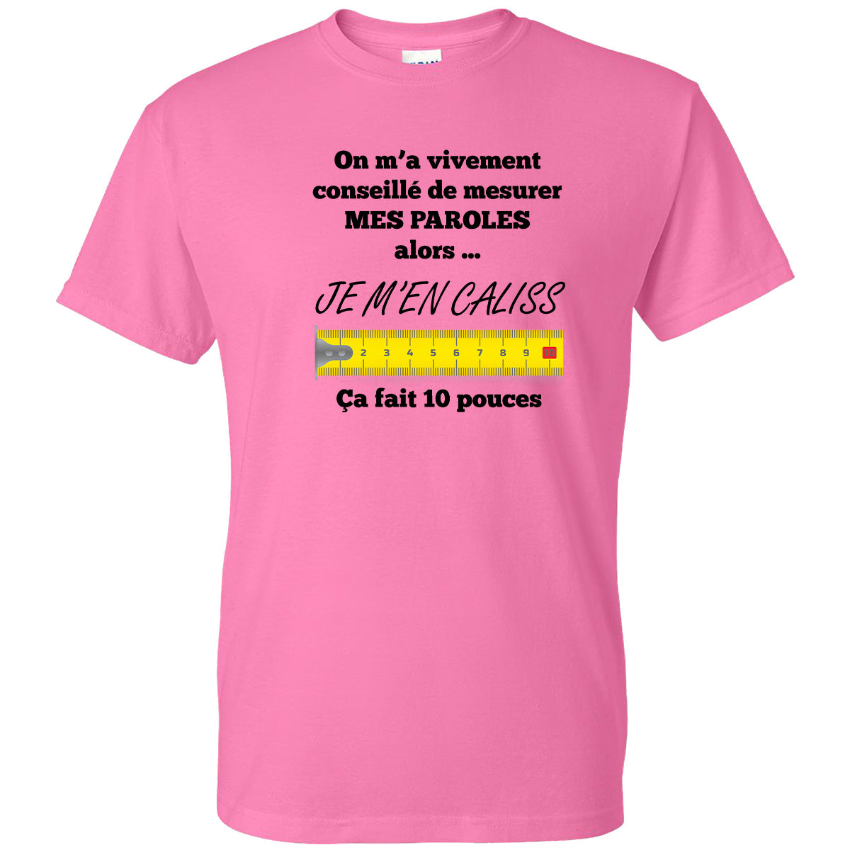 On m’a vivement conseillé de mesurer mes paroles