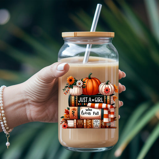 Juste une fille qui aime l’automne (et les livres) Verre Libbey 16 oz
